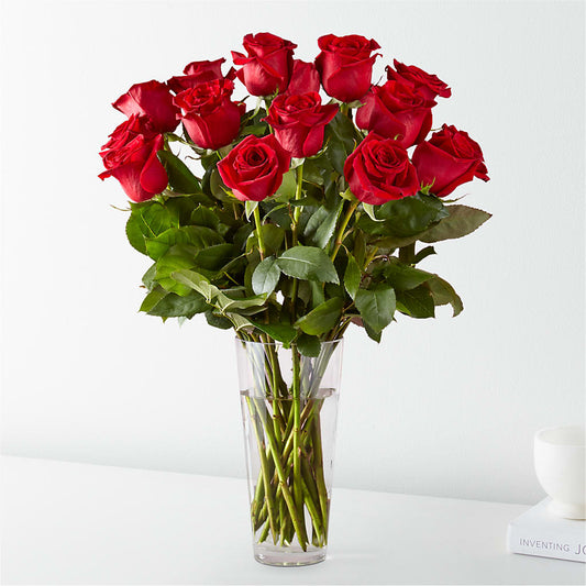 Long Stem Red Rose Bouquet – Aiello Mid-town Florist, Kenosha WI