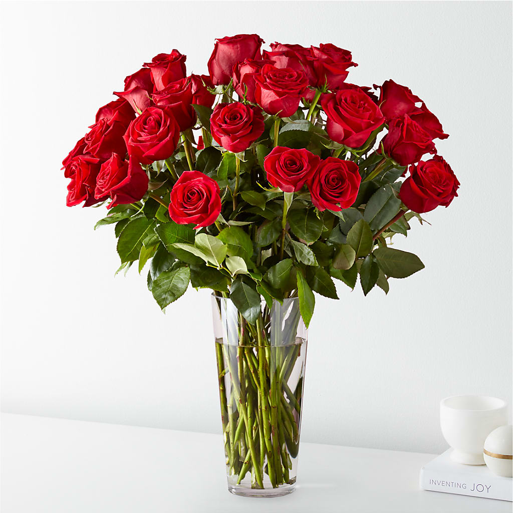 Long Stem Red Rose Bouquet – MIDTOWN FLORIST, Kenosha WI