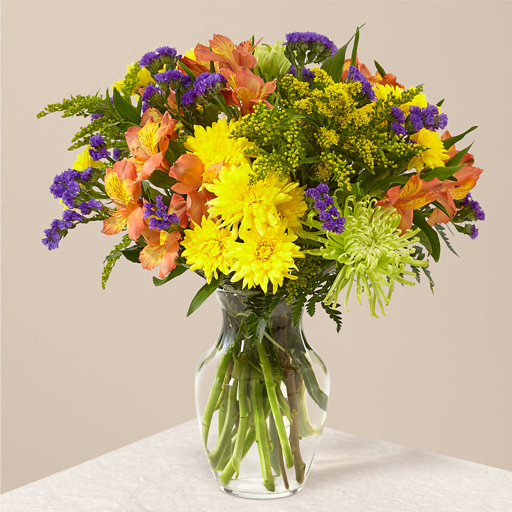 Marmalade Skies Bouquet – MIDTOWN FLORIST, Kenosha WI