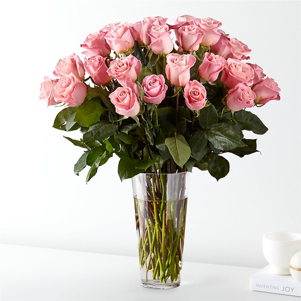 Long Stem Pink Rose Bouquet – MIDTOWN FLORIST, Kenosha WI