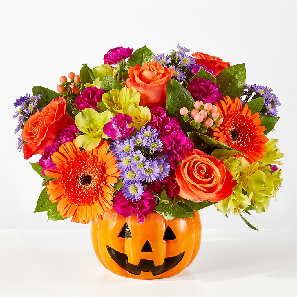 Tricks & Treats Pumpkin – MIDTOWN FLORIST, Kenosha WI