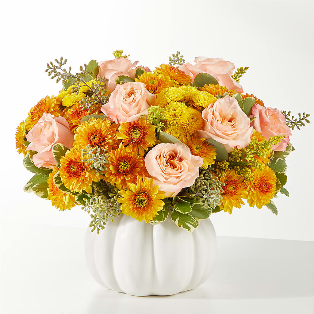 Peachy Pumpkin – MIDTOWN FLORIST, Kenosha WI