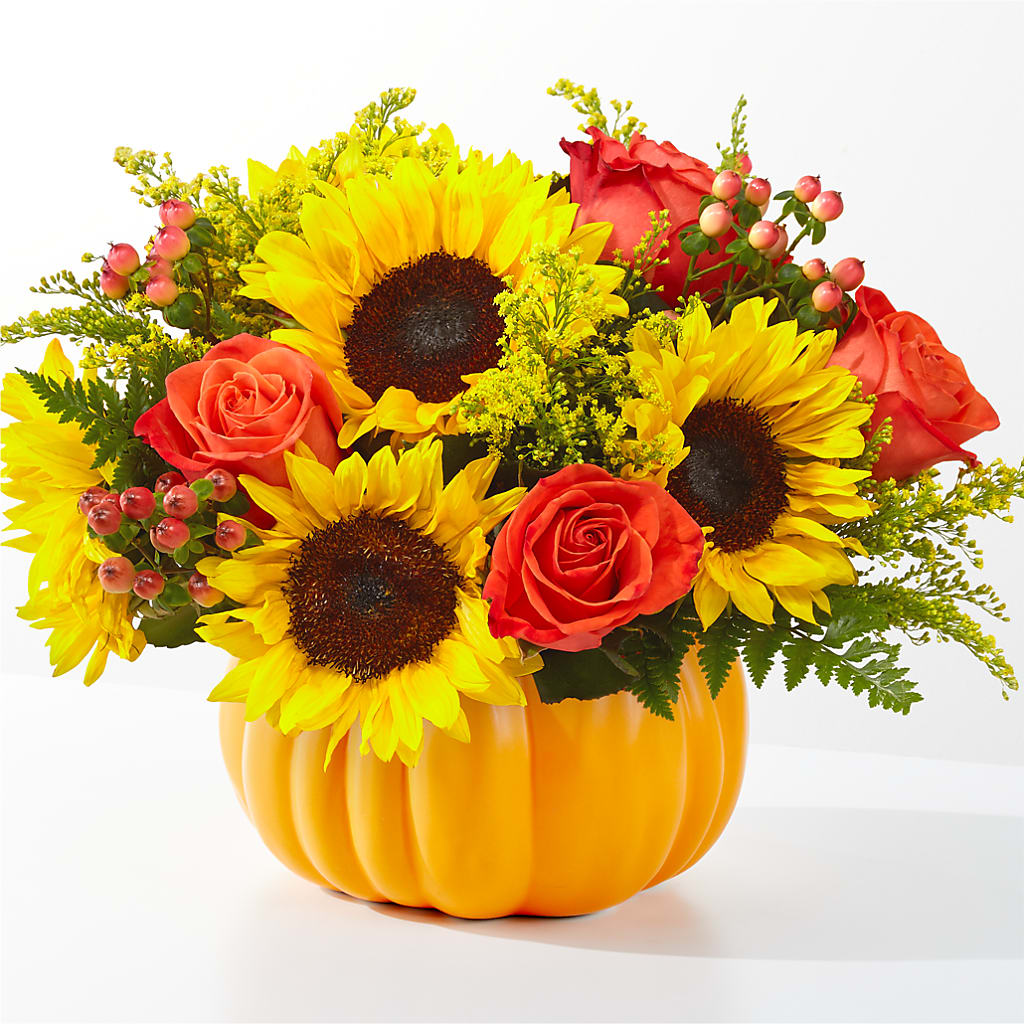 Pick of the Patch Pumpkin Bouquet – MIDTOWN FLORIST, Kenosha WI
