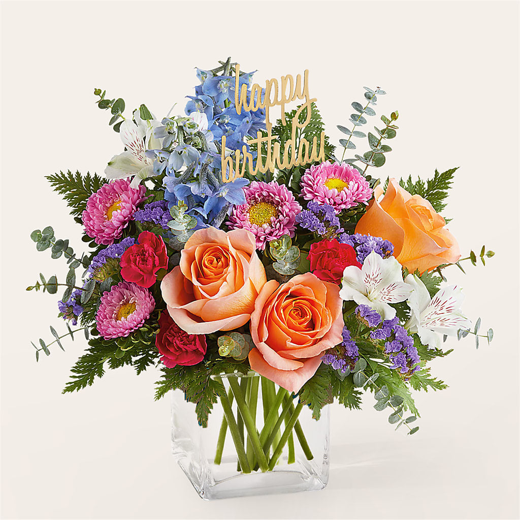 Birthday Bash Bouquet – Aiello Mid-town Florist, Kenosha WI