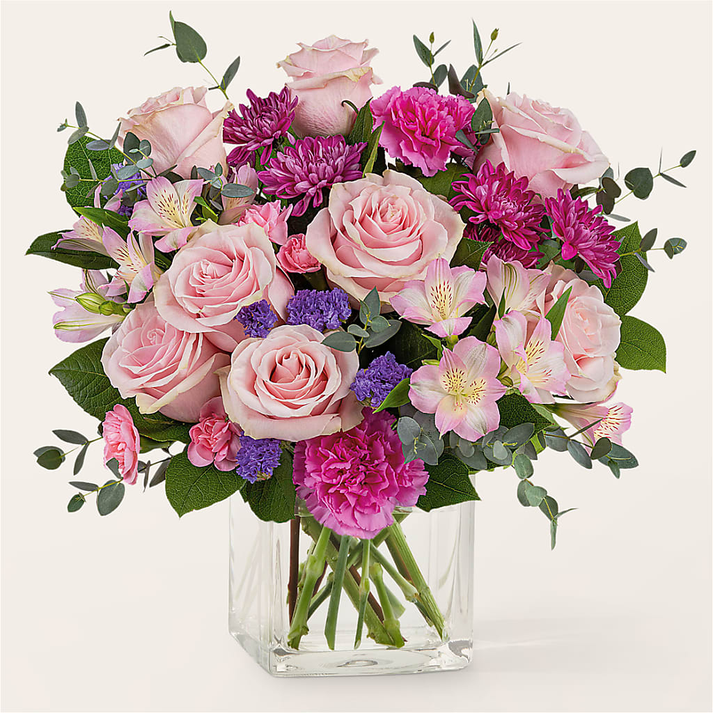 Rosy Radiance Bouquet – MIDTOWN FLORIST, Kenosha WI