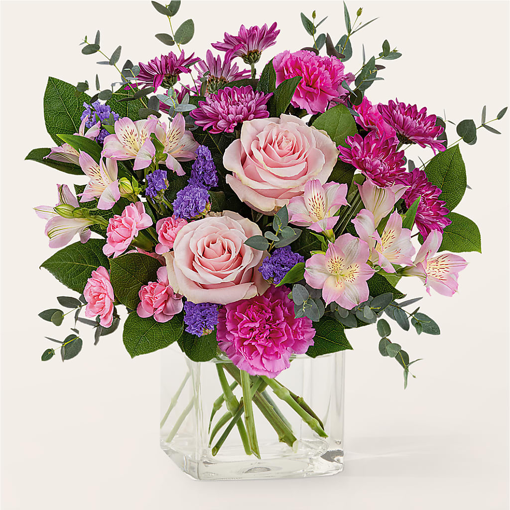 Rosy Radiance Bouquet – MIDTOWN FLORIST, Kenosha WI