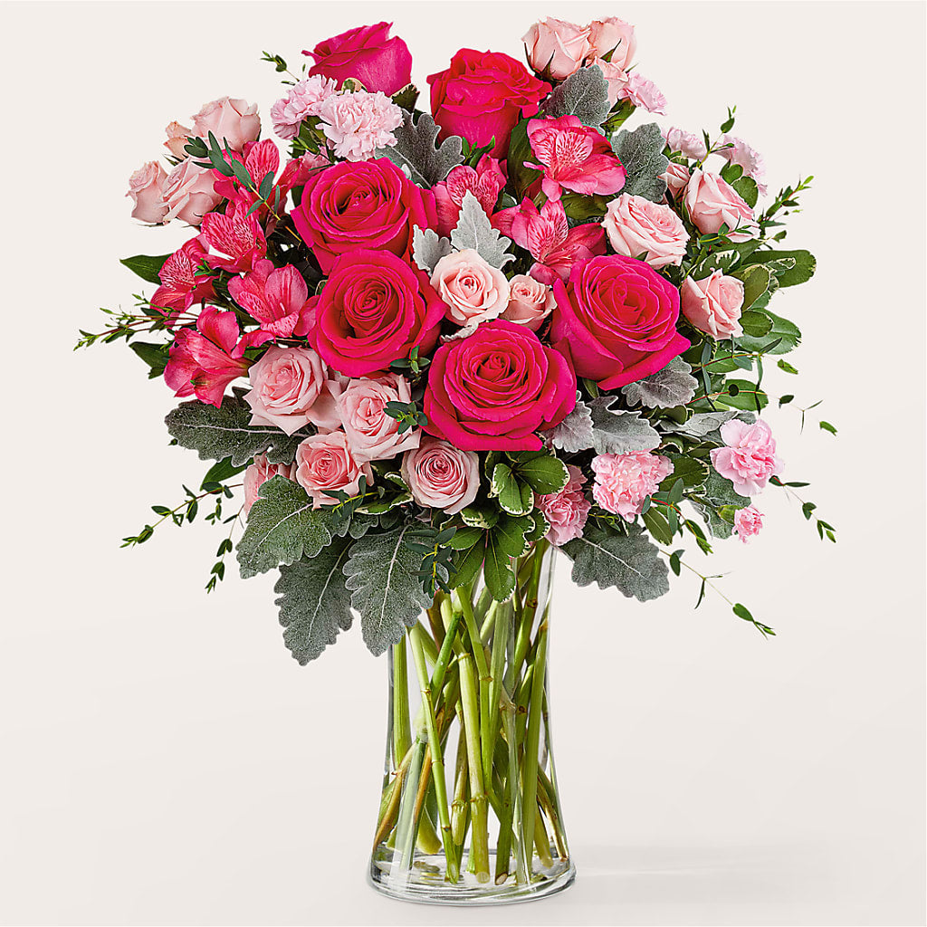 Tickled Pink Bouquet – MIDTOWN FLORIST, Kenosha WI