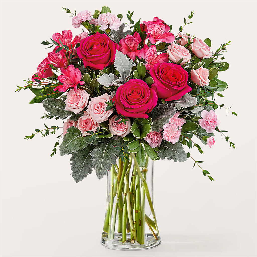 Tickled Pink Bouquet – MIDTOWN FLORIST, Kenosha WI