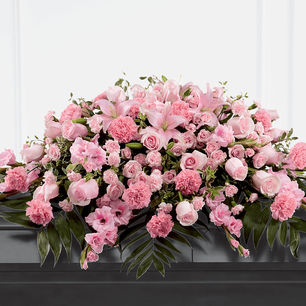 Garden of Comfort Casket Spray (Standard) – Midtown Florist, Kenosha WI