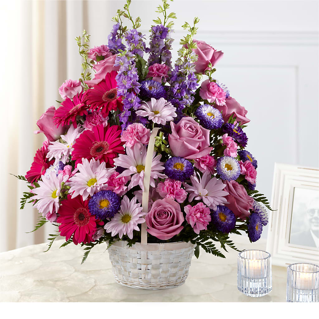 Pastel Peace Basket – MIDTOWN FLORIST, Kenosha WI