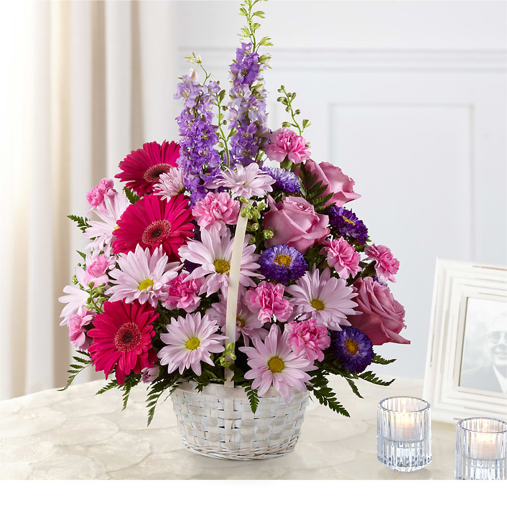 Pastel Peace Basket – MIDTOWN FLORIST, Kenosha WI