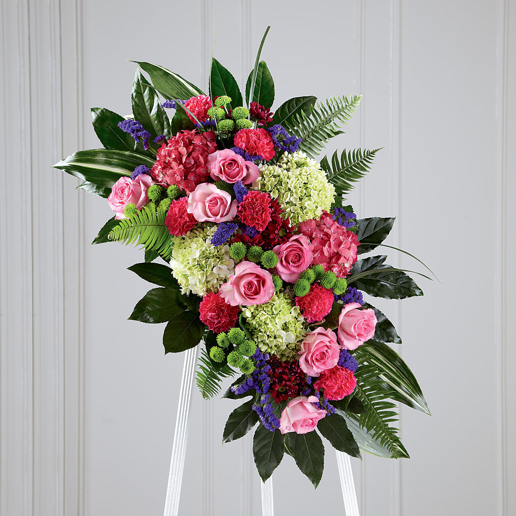 Refreshing Mix Standing Spray – MIDTOWN FLORIST, Kenosha WI