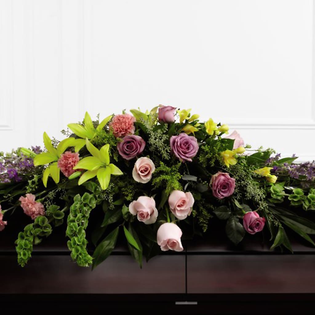 Forever Beloved Casket Spray – MIDTOWN FLORIST, Kenosha WI