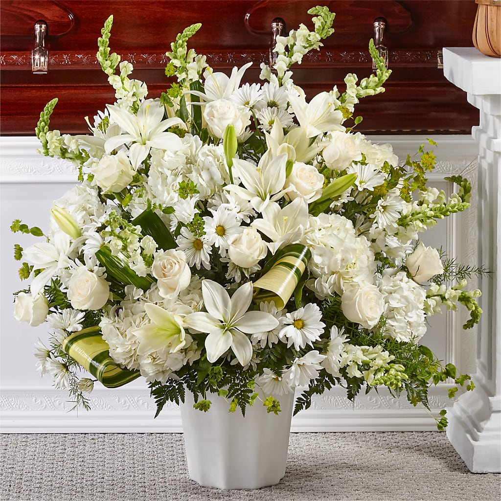 Thoughts of Tranquility Floor Basket – MIDTOWN FLORIST, Kenosha WI