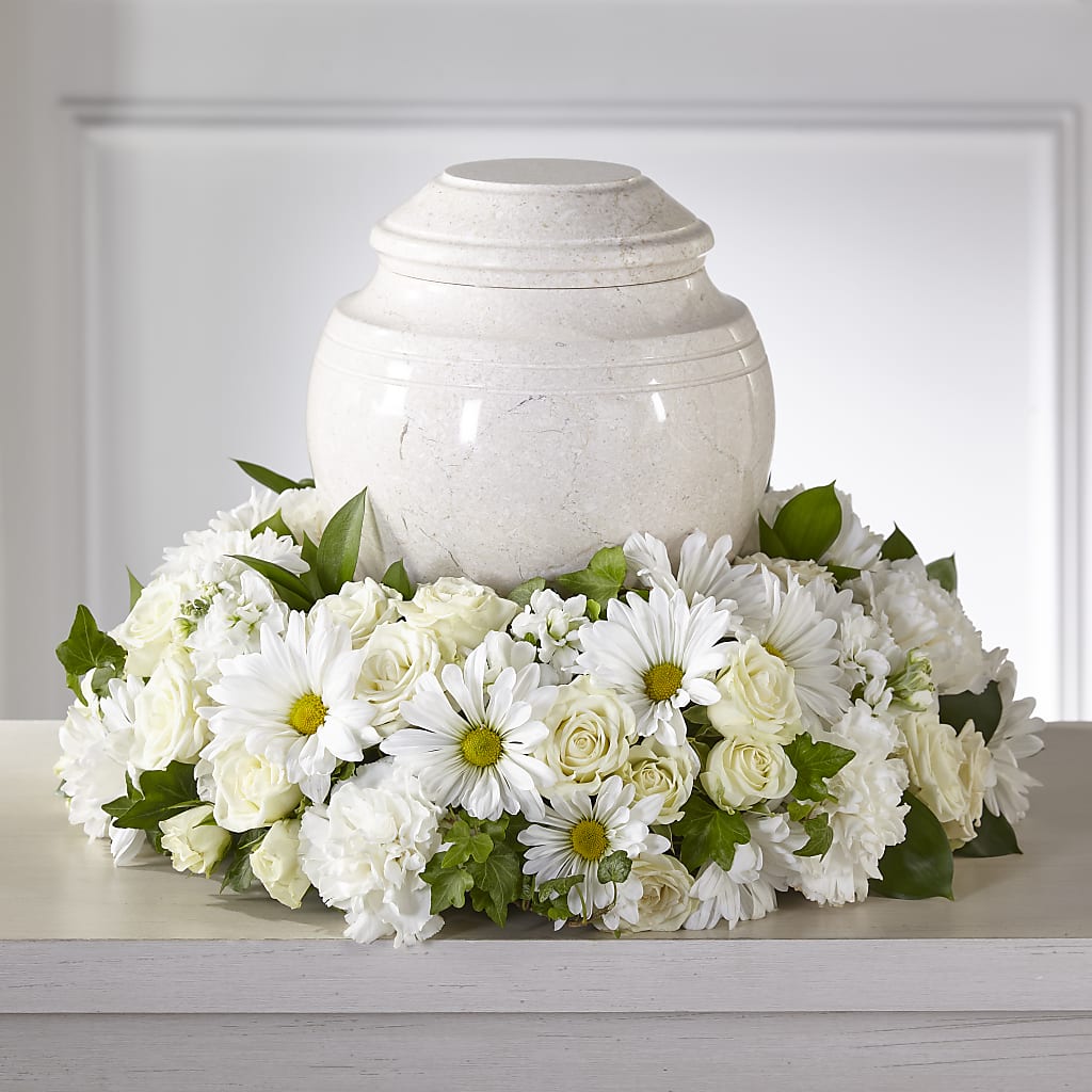Ivory Gardens Cremation Adornment – Midtown Florist, Kenosha WI