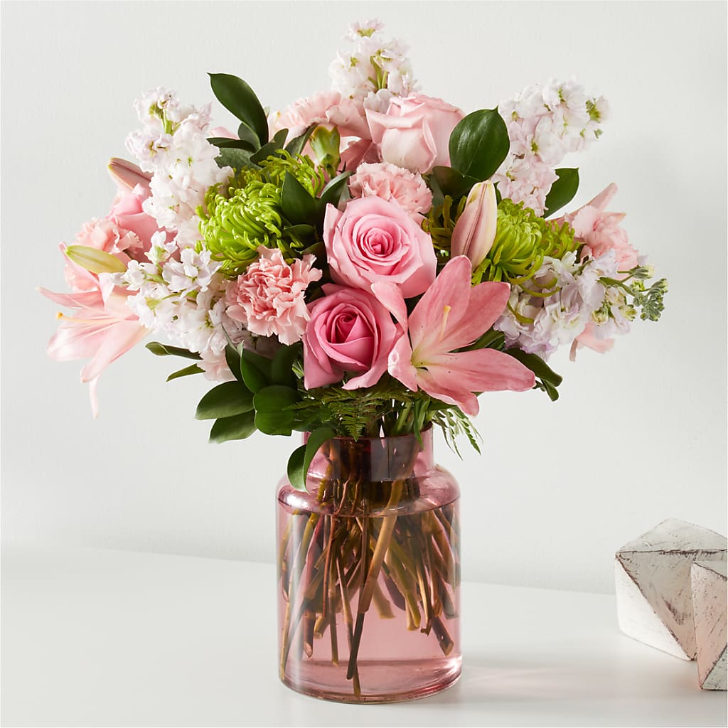 Pretty in Pink Bouquet – MIDTOWN FLORIST, Kenosha WI