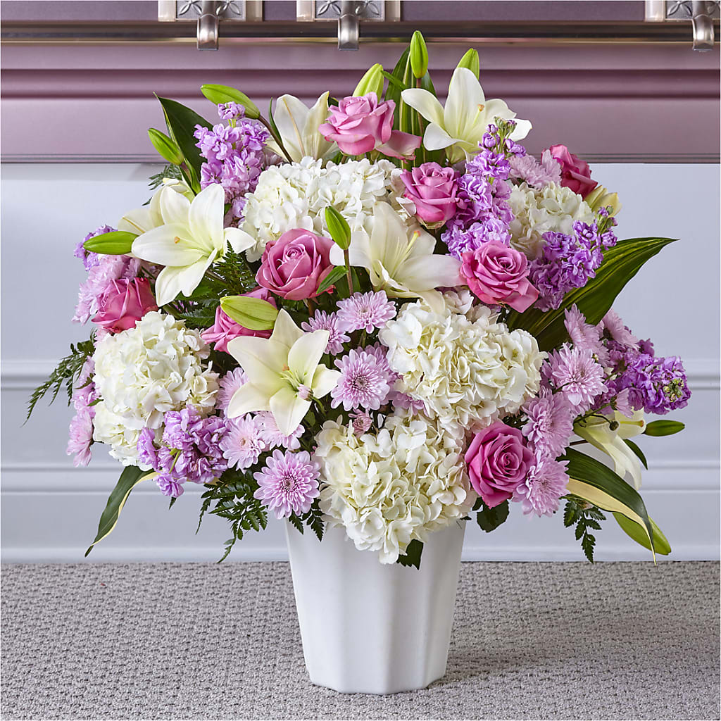 Heaven Sent Floor Basket – MIDTOWN FLORIST, Kenosha WI
