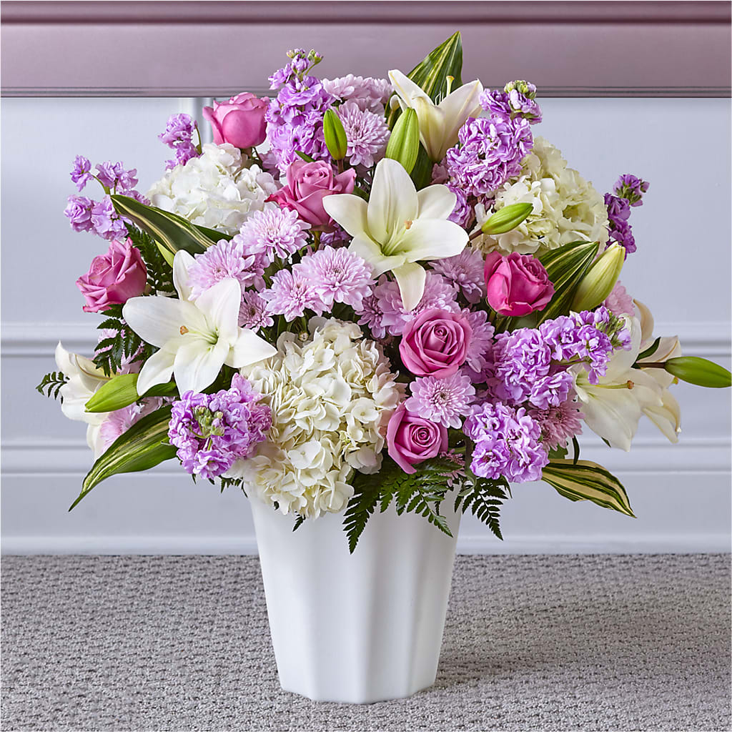 Heaven Sent Floor Basket – Aiello Mid-town Florist Inc, Kenosha WI