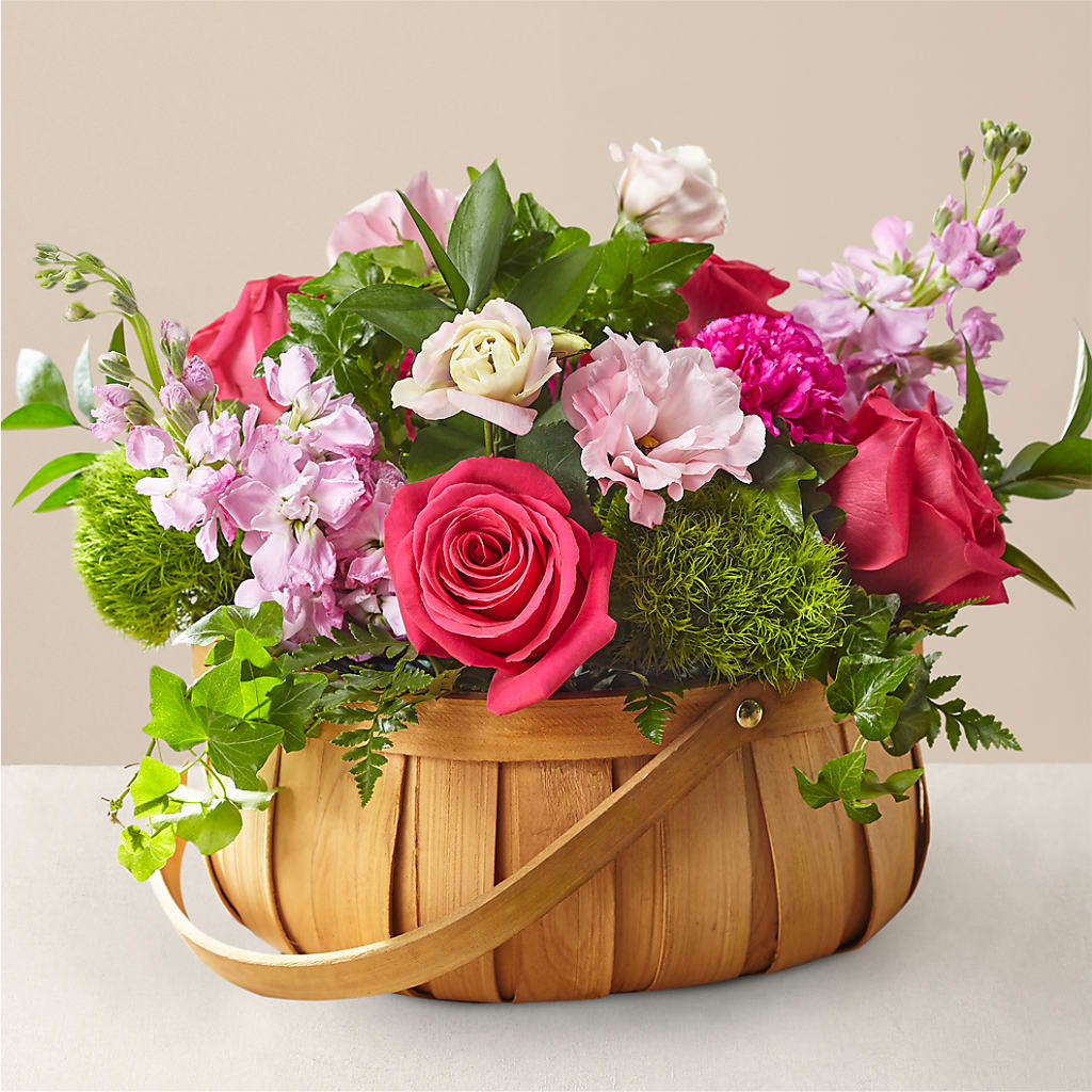 Radiance in Bloom Basket – MIDTOWN FLORIST, Kenosha WI