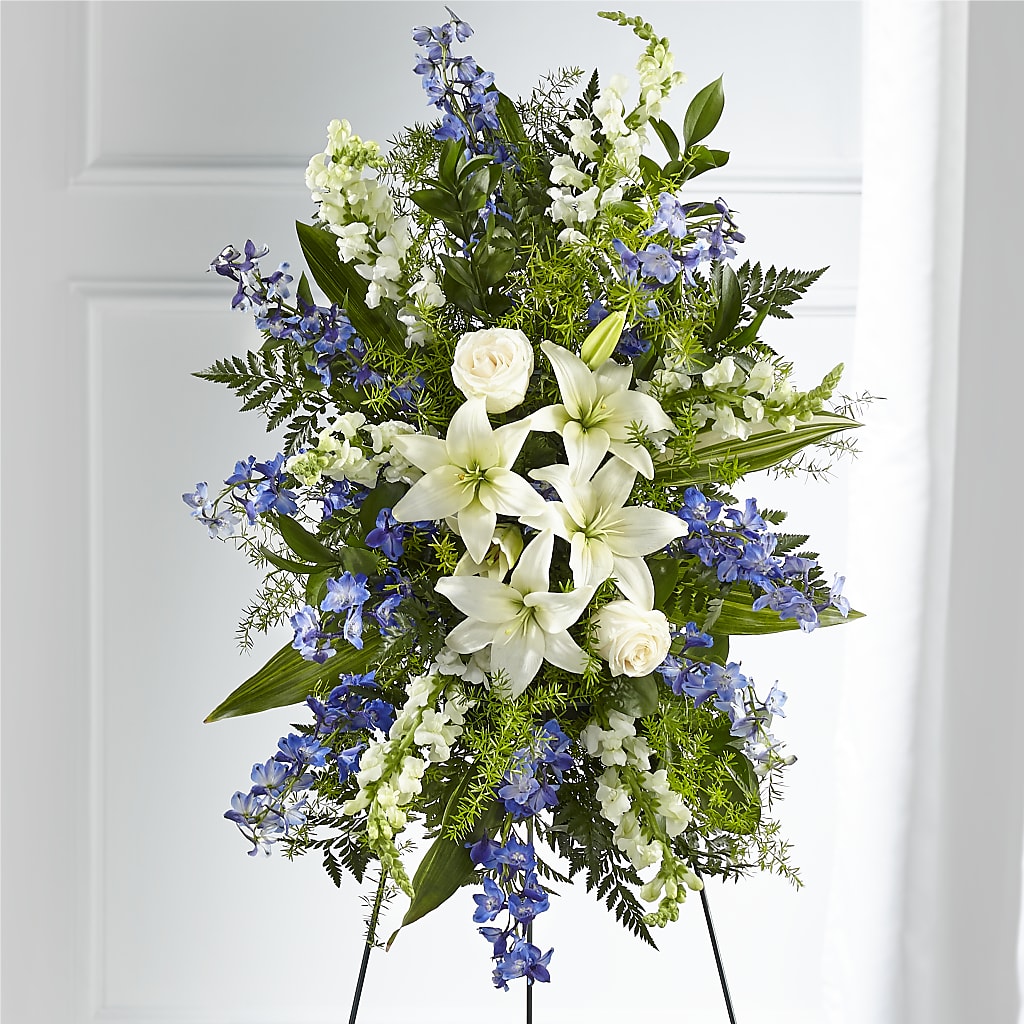 Faithful Friend Standing Spray – MIDTOWN FLORIST, Kenosha WI