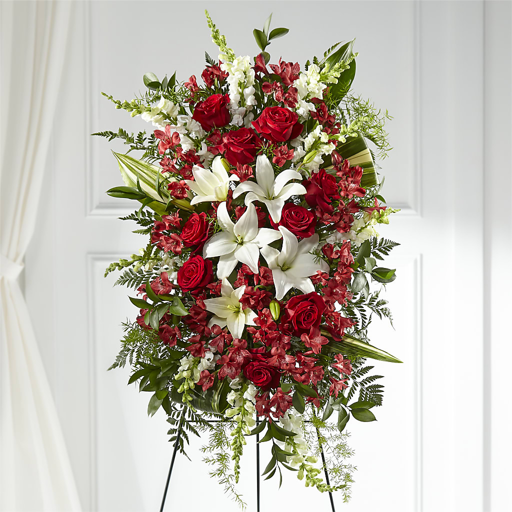 Everlasting Memory Standing Spray – MIDTOWN FLORIST, Kenosha WI
