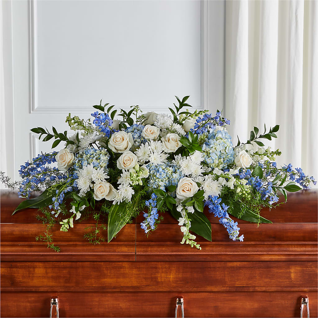 Timeless Essence Casket Spray – MIDTOWN FLORIST, Kenosha WI