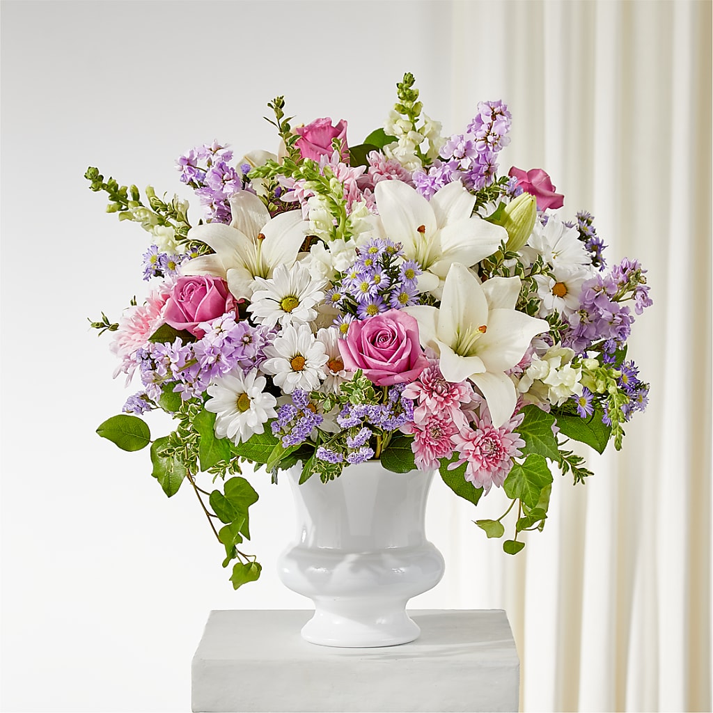 Remarkable Life Urn Arrangement – MIDTOWN FLORIST, Kenosha WI