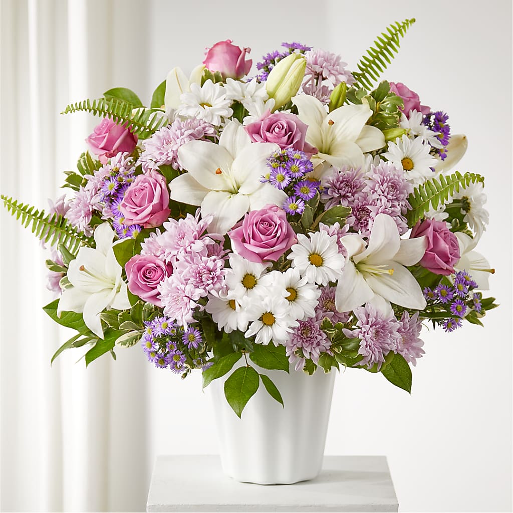 Warmest Thoughts Tabletop Basket – MIDTOWN FLORIST, Kenosha WI