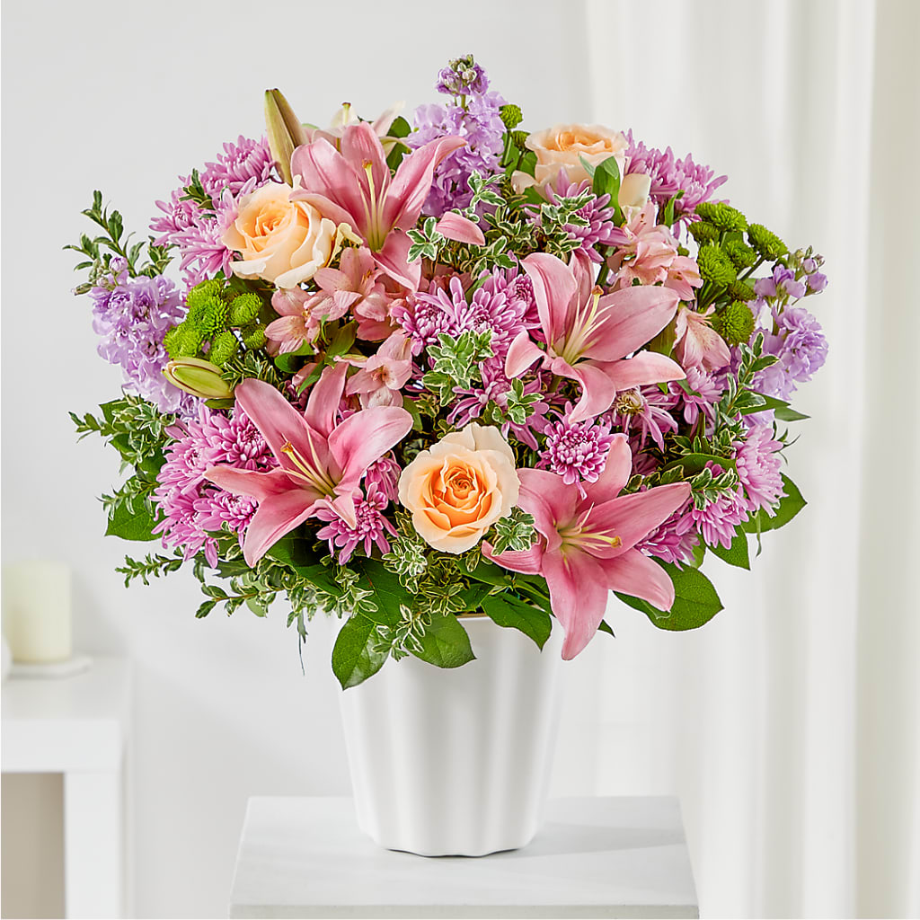 Supportive Embrace Tabletop Basket – MIDTOWN FLORIST, Kenosha WI