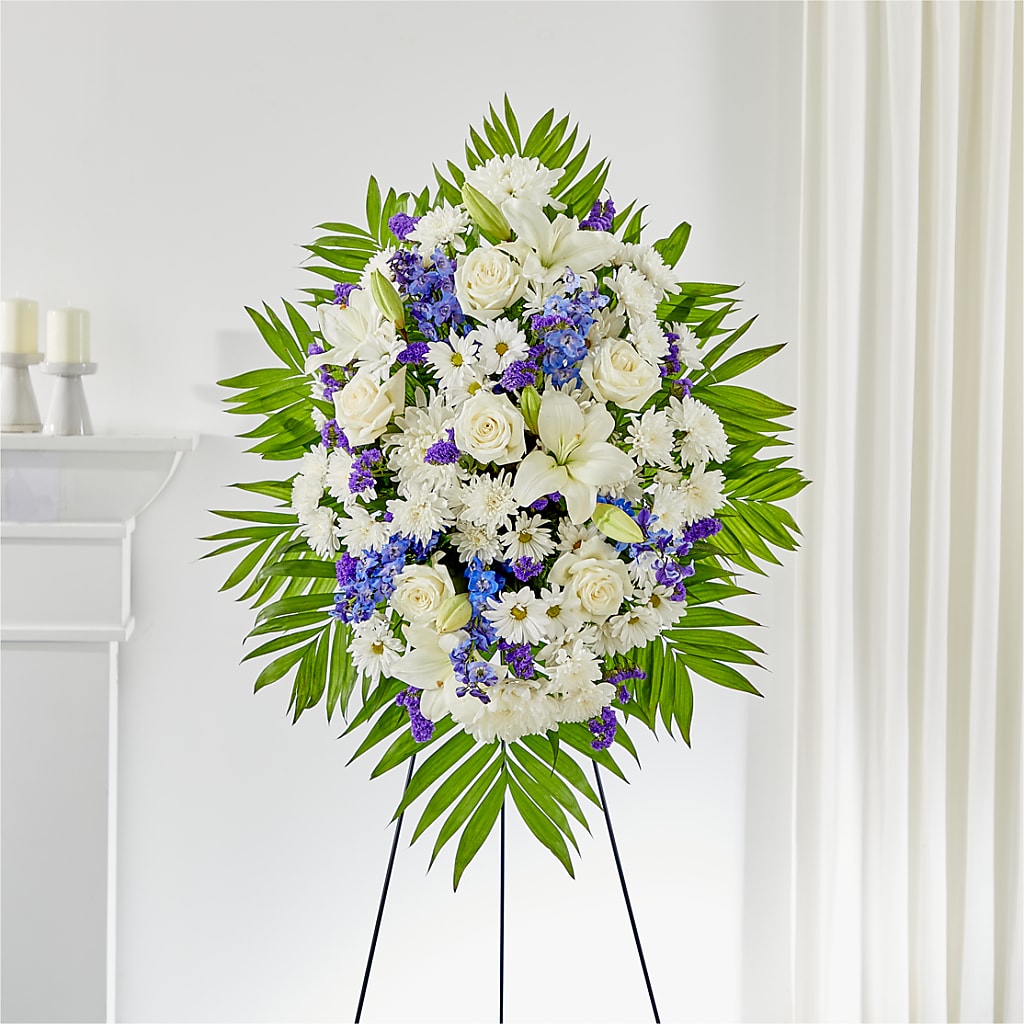 At Rest Standing Spray – MIDTOWN FLORIST, Kenosha WI