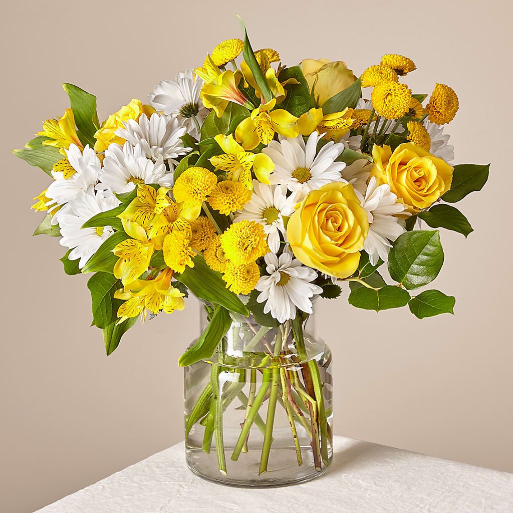 Sunny Sentiments Bouquet – MIDTOWN FLORIST, Kenosha WI