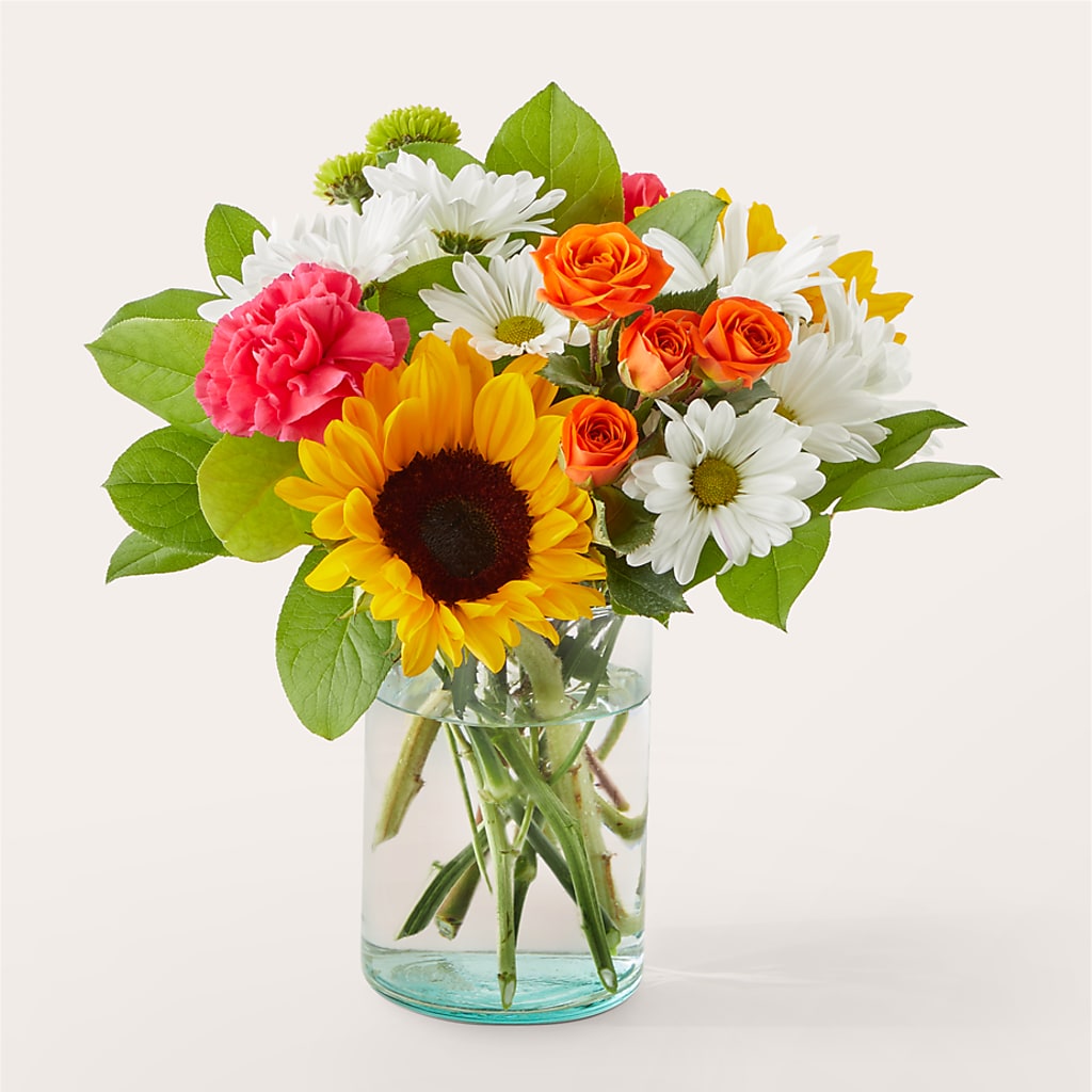 Sun-drenched Blooms Bouquet – MIDTOWN FLORIST, Kenosha WI