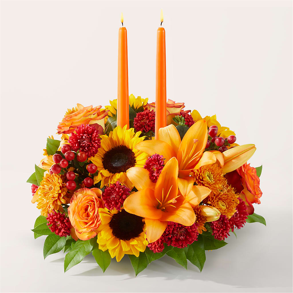 Grateful Centerpiece – MIDTOWN FLORIST, Kenosha WI