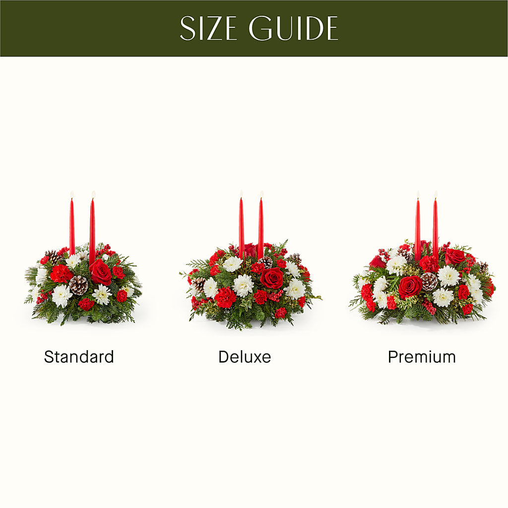 Holiday Soiree Centerpiece – Aiello Mid-town Florist, Kenosha WI