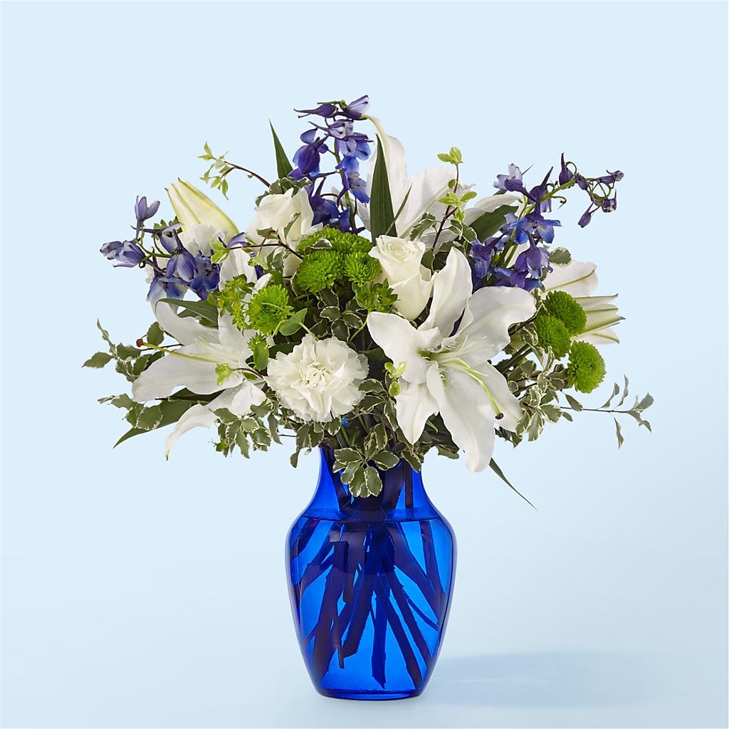 Santorini Bouquet – MIDTOWN FLORIST, Kenosha WI