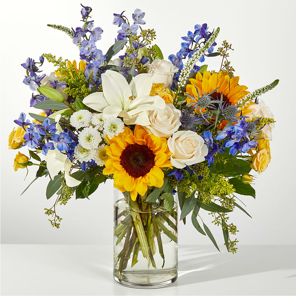 Wonderfully Sunny Bouquet – MIDTOWN FLORIST, Kenosha WI