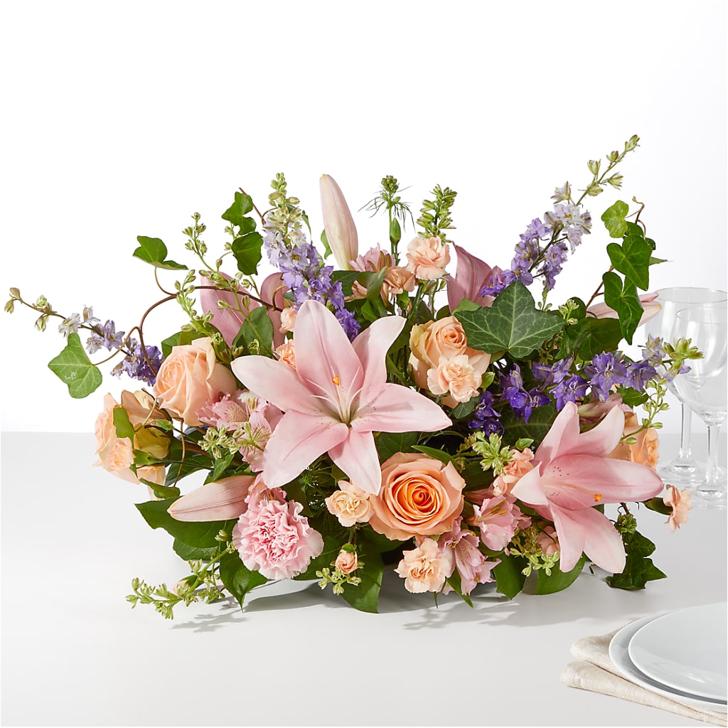 Blossom Time Centerpiece – MIDTOWN FLORIST, Kenosha WI