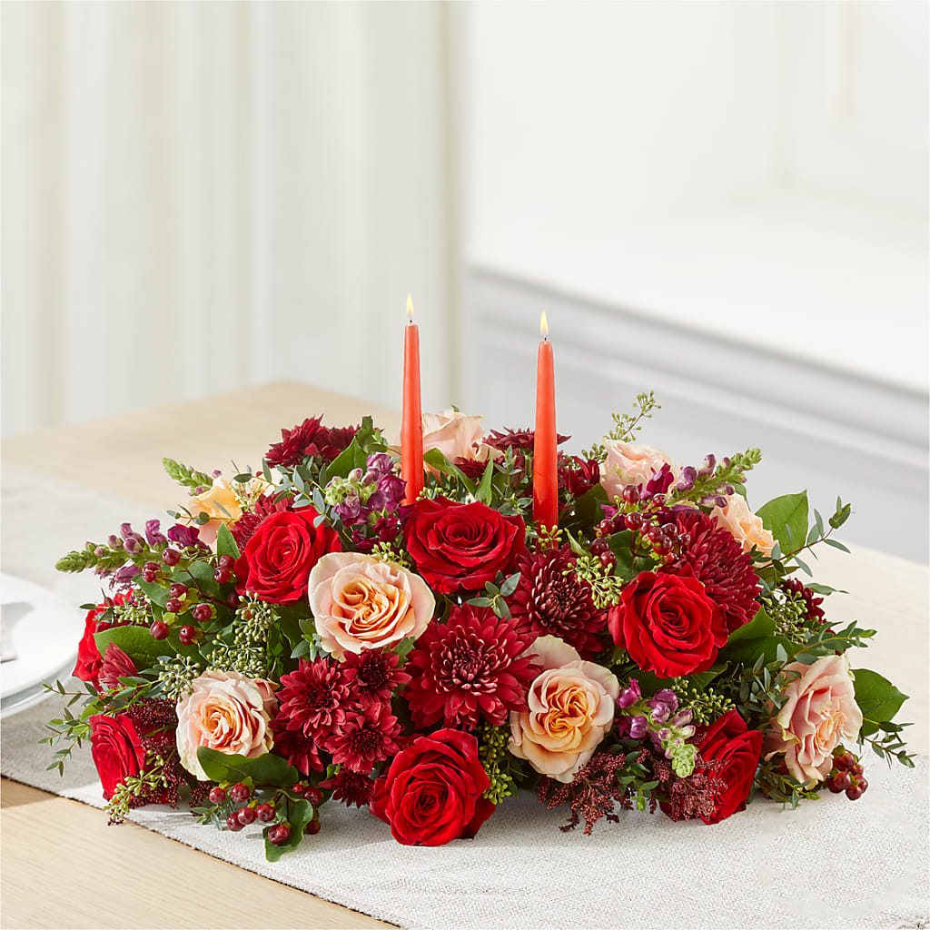 Most Thankful Centerpiece – Aiello Mid-town Florist Inc, Kenosha WI