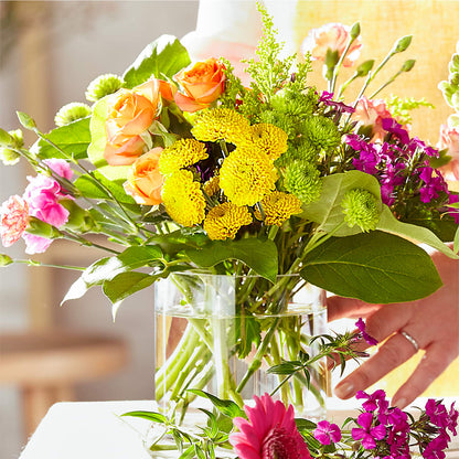 Bold & Bright – A Florist Original –  Aiello Mid-town Florist, Kenosha WI