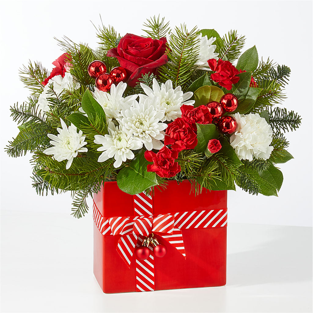 Presents Under the Tree Bouquet –  Aiello Mid-town Florist, Kenosha WI