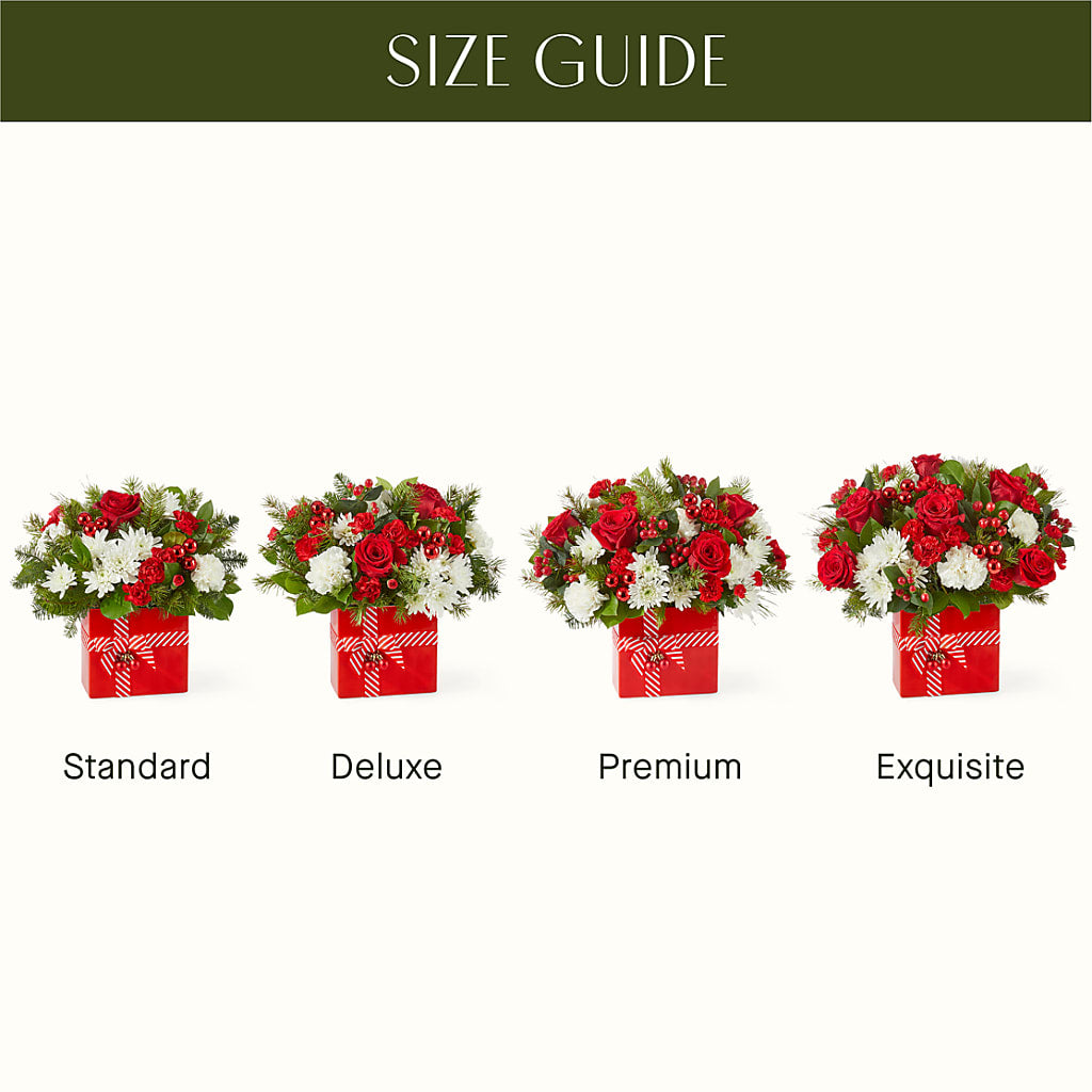 Presents Under the Tree Bouquet –  Aiello Mid-town Florist, Kenosha WI