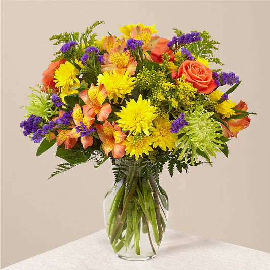 Marmalade Skies Bouquet –  Aiello Mid-town Florist, Kenosha WI