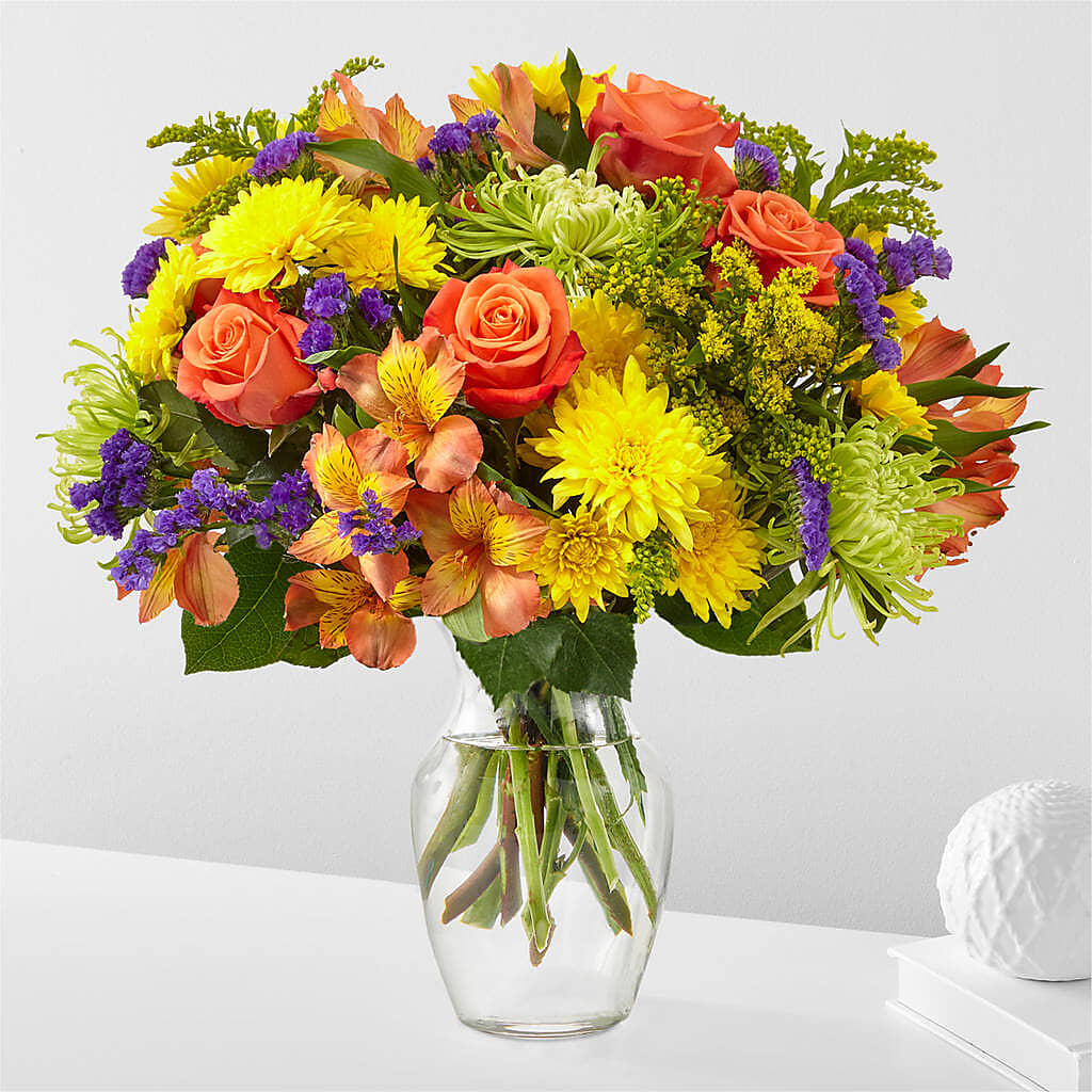 Marmalade Skies Bouquet –  Aiello Mid-town Florist, Kenosha WI