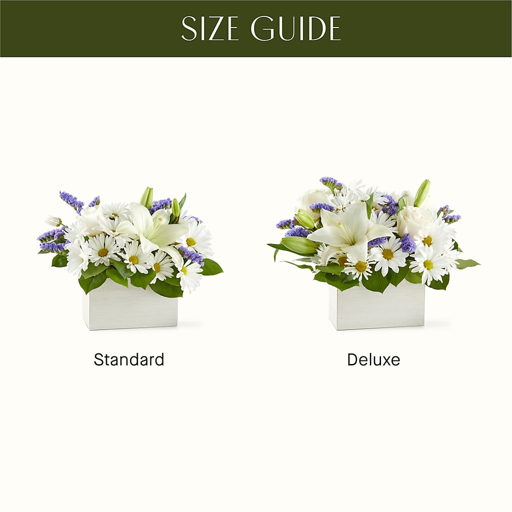Beyond Blue Box Bouquet –  Aiello Mid-town Florist, Kenosha WI