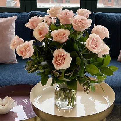 Long Stem Pink Rose Bouquet –  Aiello Mid-town Florist, Kenosha WI