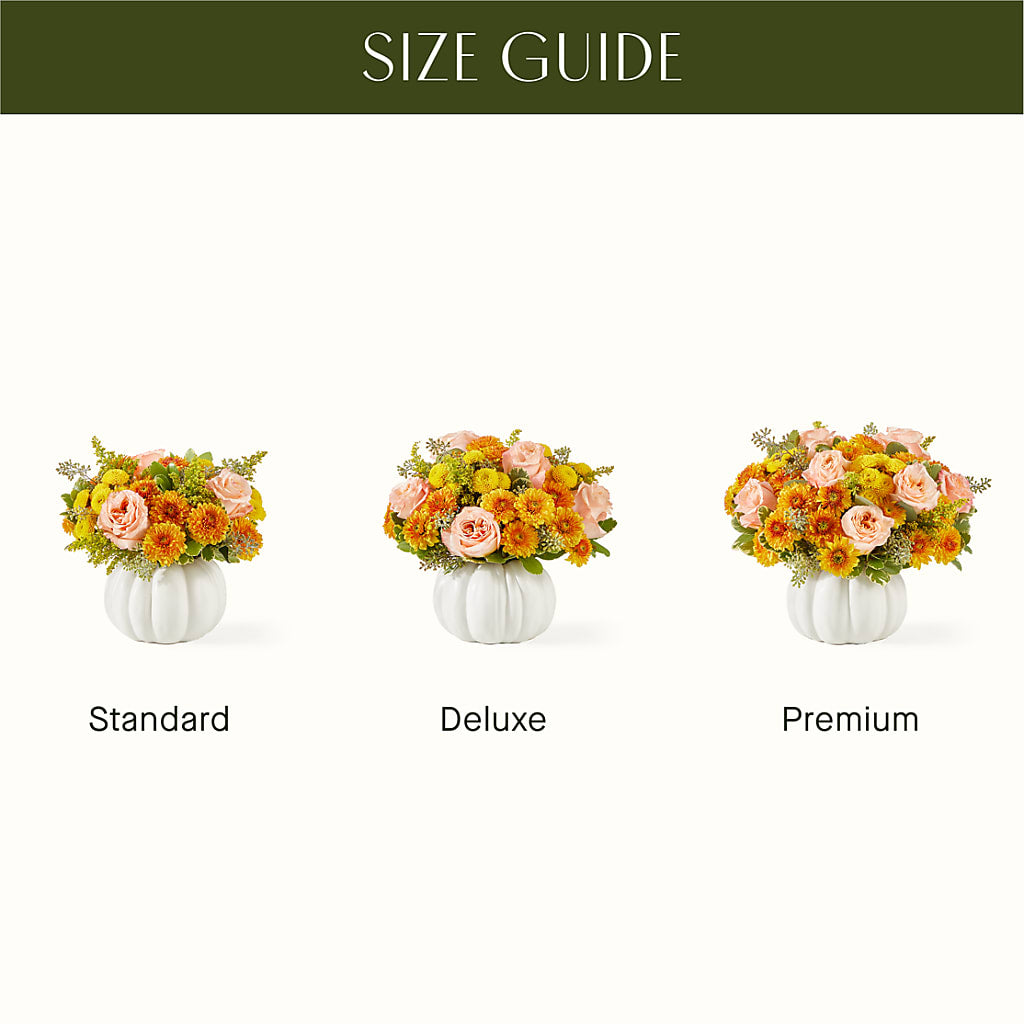 Peachy Pumpkin –  Aiello Mid-town Florist, Kenosha WI