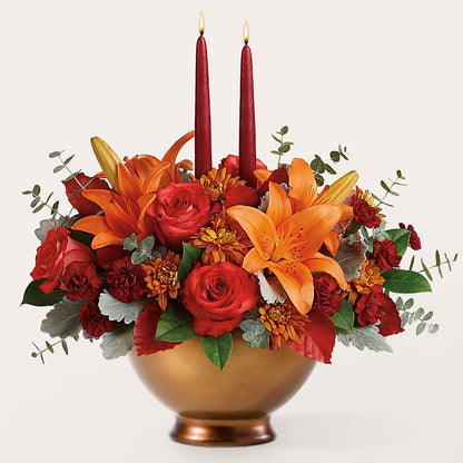Fruits of Fall Centerpiece –  Aiello Mid-town Florist Inc, Kenosha WI