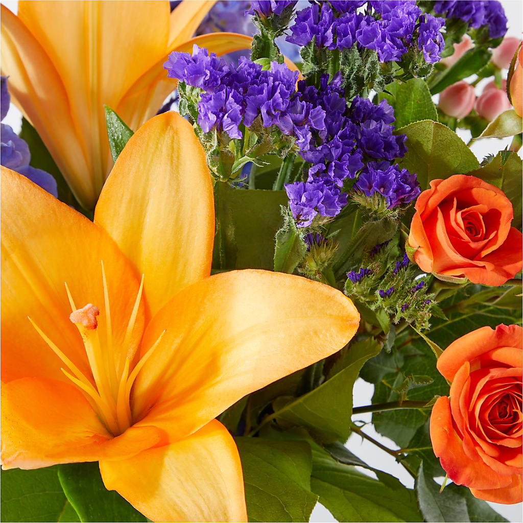 Radiant Citrus Bouquet –  Aiello Mid-town Florist, Kenosha WI