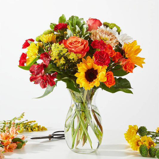 Fall Delight – A Florist Original –  Aiello Mid-town Florist, Kenosha WI