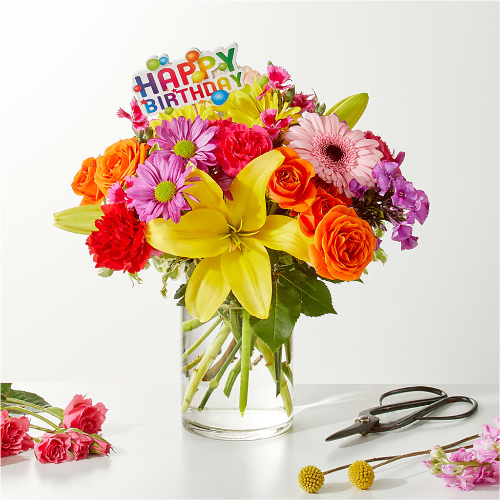 Cue the Confetti - A Florist Original –  Aiello Mid-town Florist, Kenosha WI